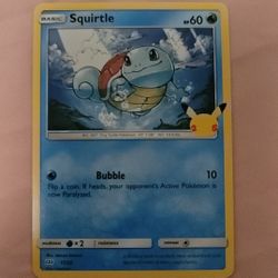 Pokémon 25th Anniversary Squirtle