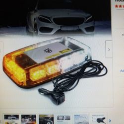 Emergency warning, strobing light with 36 led and 10 ft of cable
