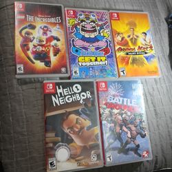 Nintendo Switch Video Games - Tested And Working 
