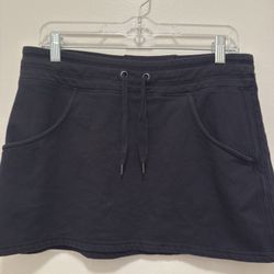 Womens Black Athletic Skirt Size Medium Tennis Golf Pickleball