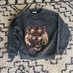 Anine Bing Tiger Sweatshirt  Xs