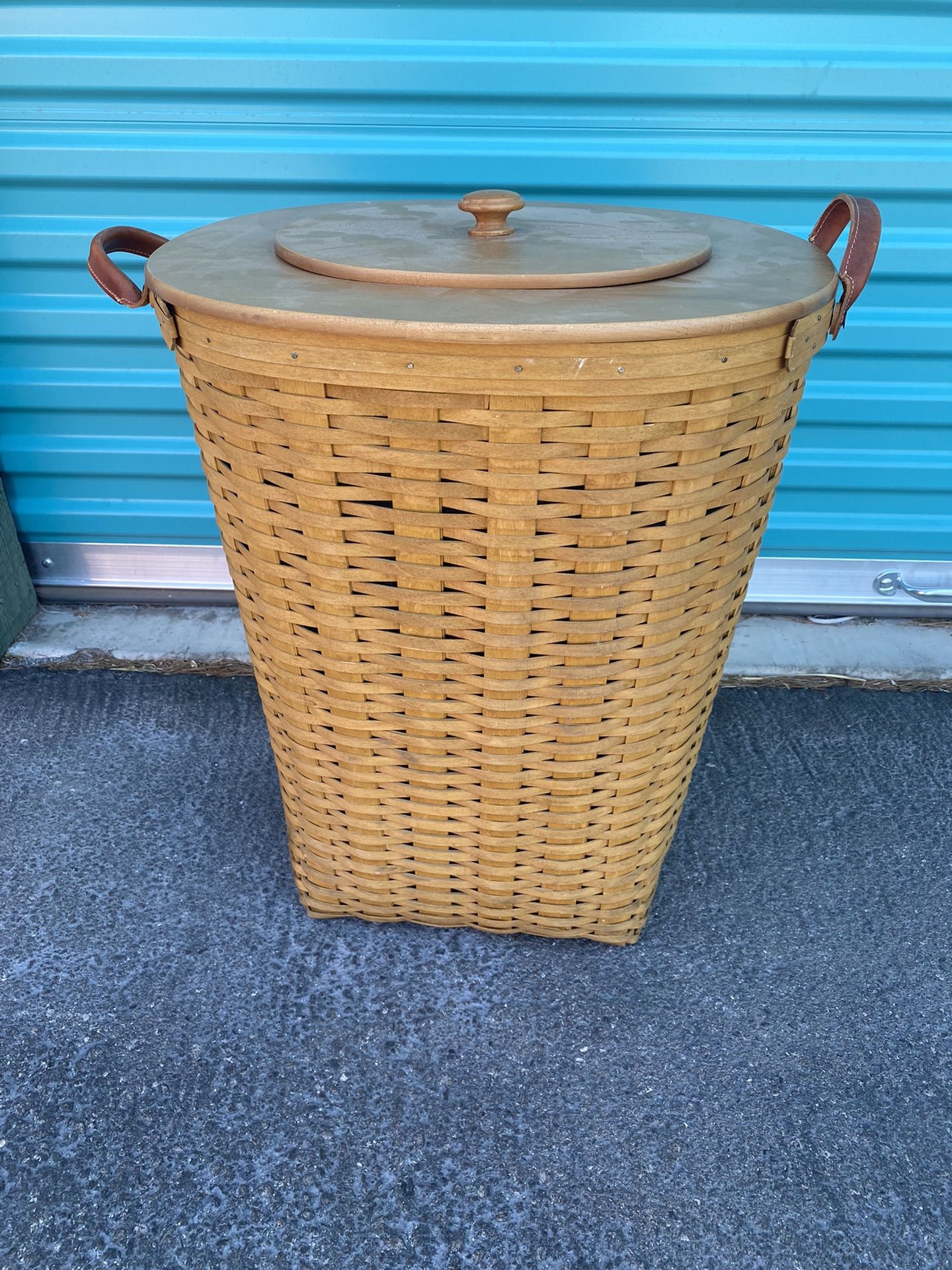 Longaberger XL Oval Waste Basket