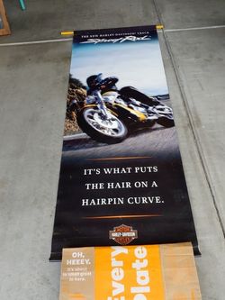 Harley Davidson Street Rod Banner