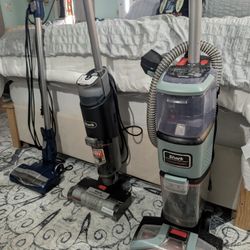 Shark Mess Master And Carpet Cleaner. Along With Rocket Vacuum 