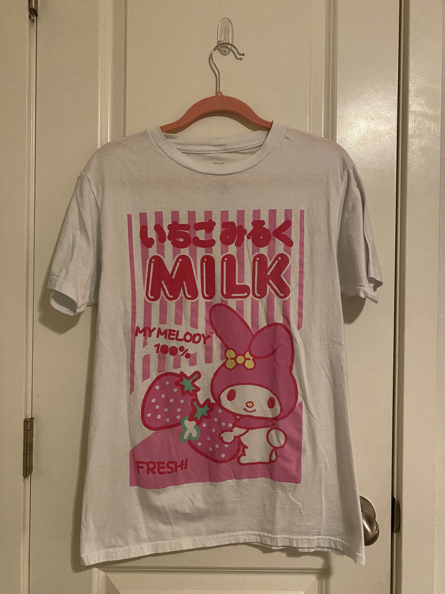 My Melody Strawberry Milk T Shirt 