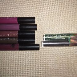 Liquid Lipsticks And Eyeshadow
