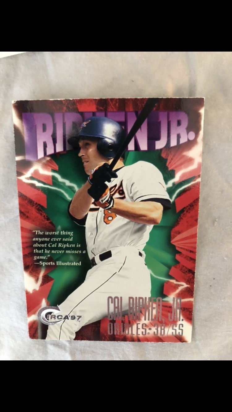 I have basically the whole late 90s to early 2000 ATLANTA BRAVES baseball cards it wouldnt let me post all of them