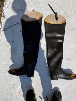 Lacrosse 10” steel toe hip boots