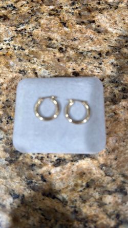 14K Gold Hoop Earrings