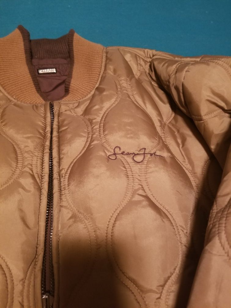 Sean John reversible Jacket. Peanut butter/ Chocolate