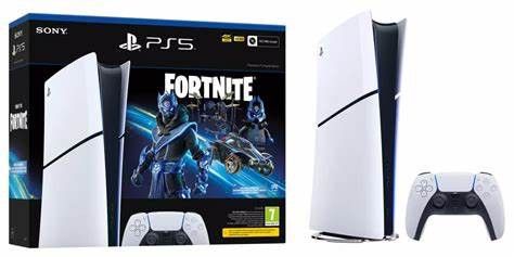 PS5 Slim White Fornite Bundle New In Box