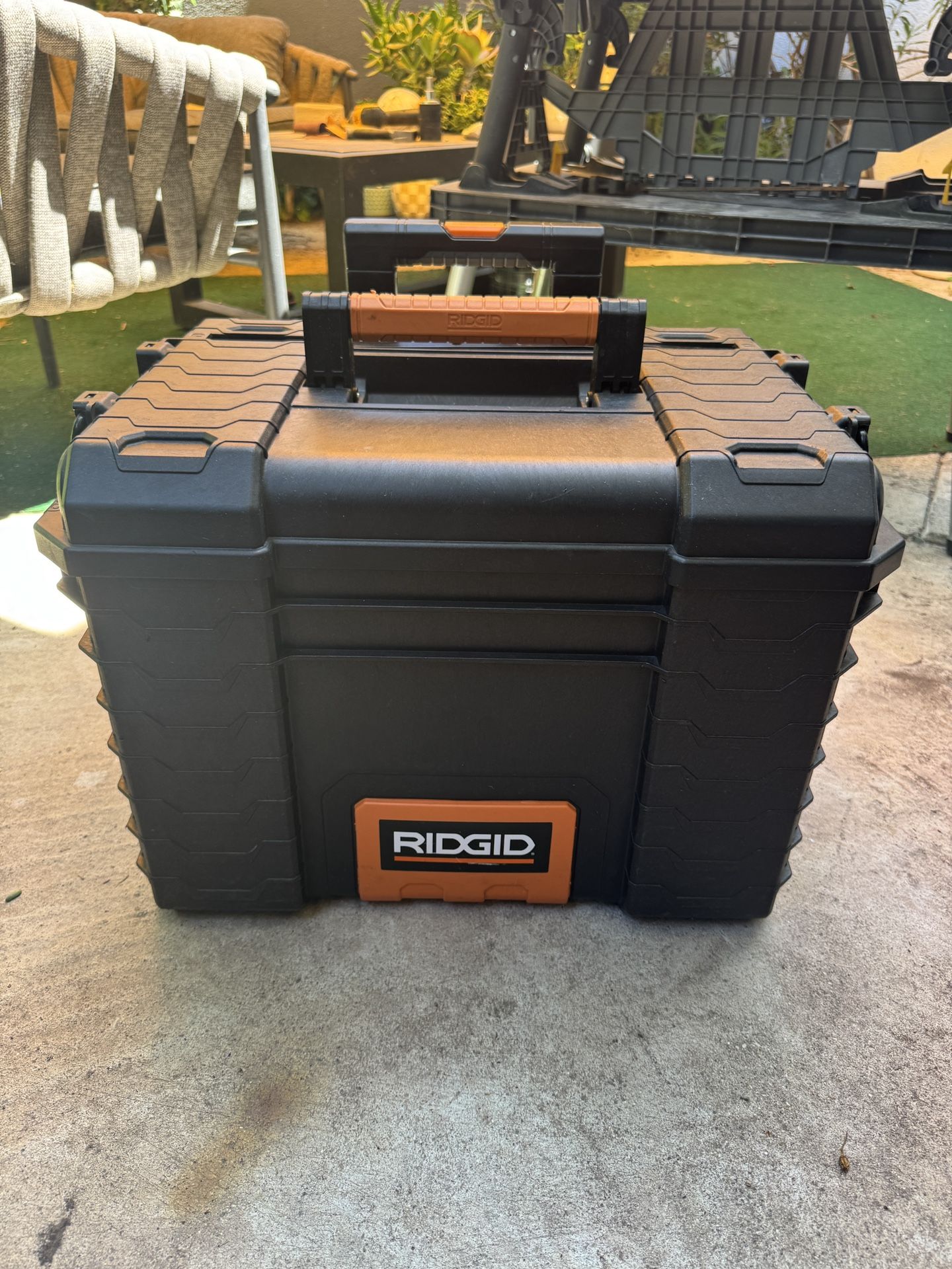 RIDGID 22 in. Pro Gear Cart Tool Box in Black