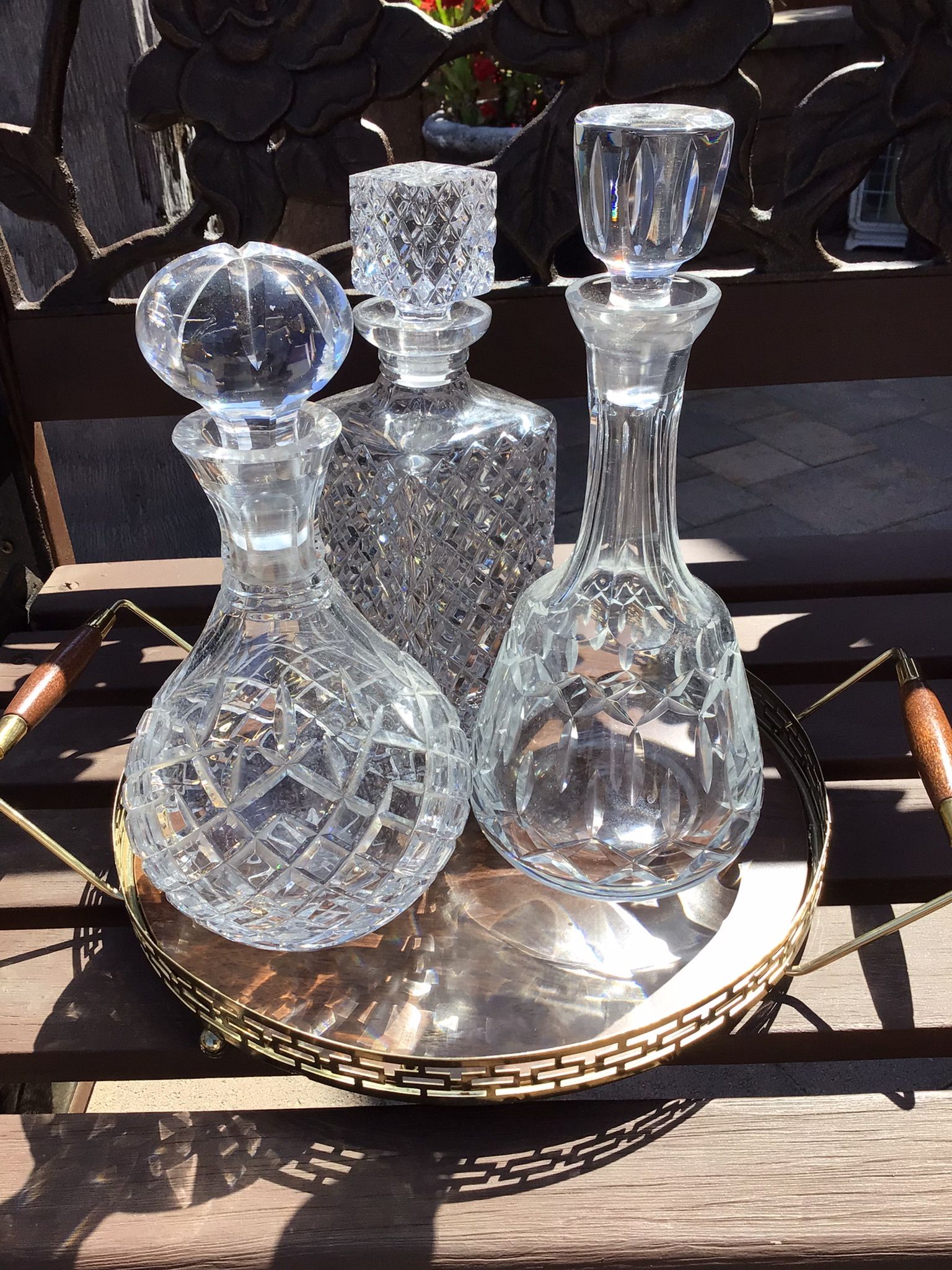 Decanters And Tray,All Products : American Fashion Style Bags On Sale