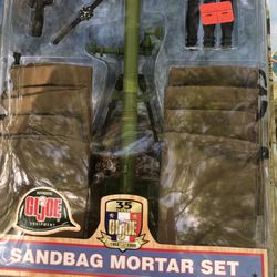 GI Joe: Sandbags And Mortor Set: 12 Inch Action Figure  Accessories 