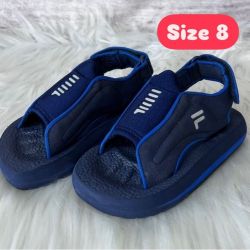 Fila Fun 4 You Toddler Sandals Navy Blue Royal Blue Size 8