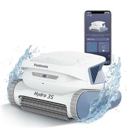 Hydro 3S Pool Vacuum for Inground Pools, Cordless Pool Cleaner 300 Mins Runtime for Above Ground Pools, Smart Navigation S-Path, 4.1L Filter Basket, A