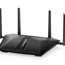 NETGEAR Nighthawk 6-Stream Dual Band WiFi 6 Router (RAX54S) - Security Features, AX5400 Wireless Speed, up to 5.4Gbps, Covers up to 2,500 sq ft, 25 De