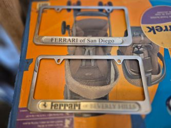 Ferrari dealership license plate frames