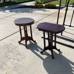 Two Cool OLD End Tables