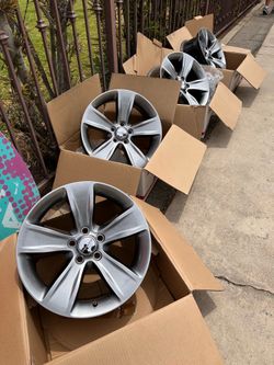 5-Spoke Silver 18x7.5 Alloy Wheel Rim For 2015-2022 Dodge Challenger / Charger