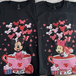 Disney Valentines Custom T Shirts 