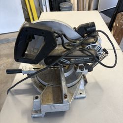 Dents miter saw