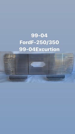 99-04 Ford F-250/F-350/ 99-04 Ford Excursion silver grill