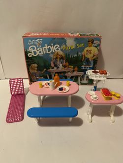 Barbie Doll All American Picnic Play Set
