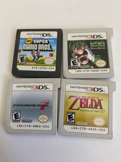 Nintendo DS/3DS Games Zelda Mario Kart