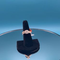 #- 136 Stunning Moissanite Oval Engagement Ring Set - Statement Piece Size 7