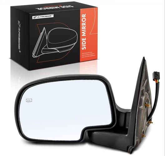 A-Premium Left Driver Side Heated Power Door Mirror