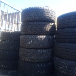 Vendo Sed De Llantas Usadas 275/65r18 Open Range Con 80% De Vida 240$ 