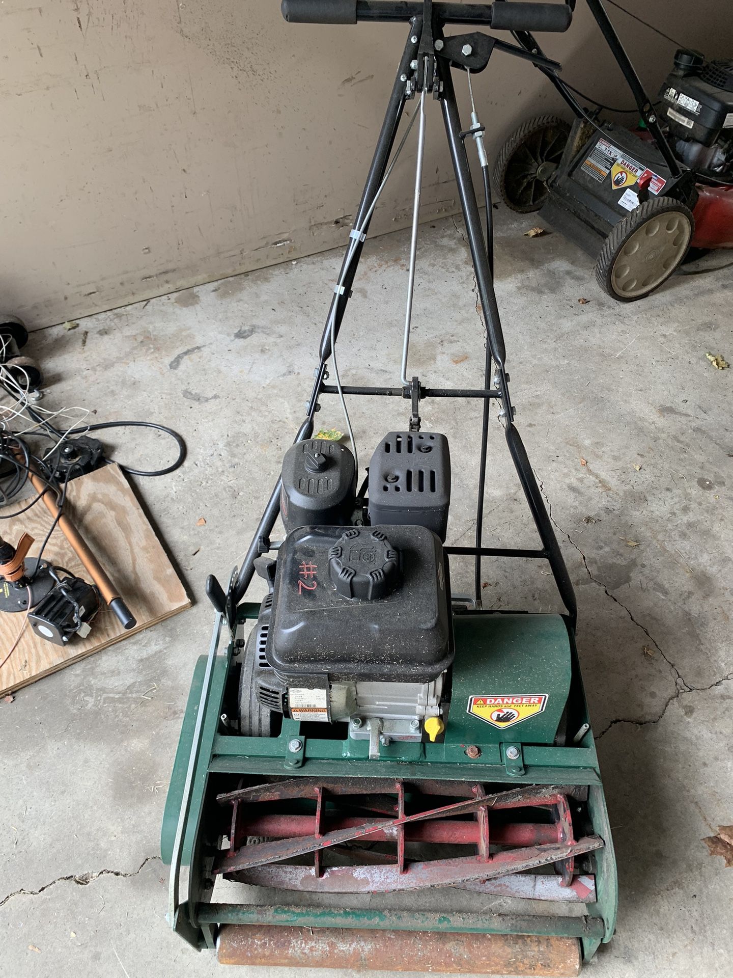 California Trimmer Reel Lawn Mower Gas Powered