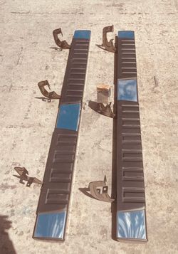 LA Zona Auto Parts 07 To 18 Chevrolet Silverado GM Sierra Side Step Nerf Bar Running Board Estribos Escalon Chrome