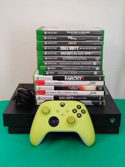 Xbox One X Bundle SSD Upgraded with Controller and 15 Games