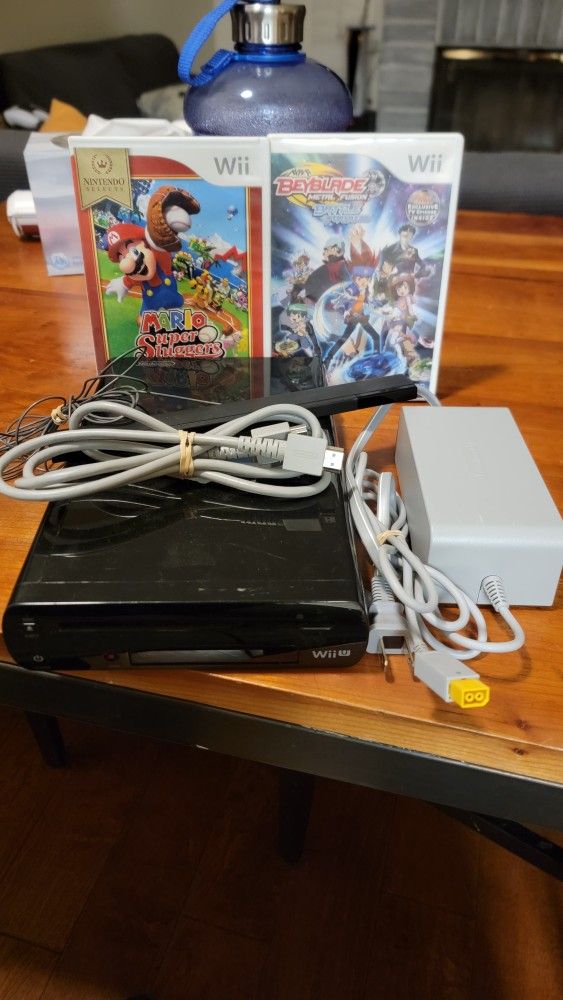 Wii U Console And 3 Games