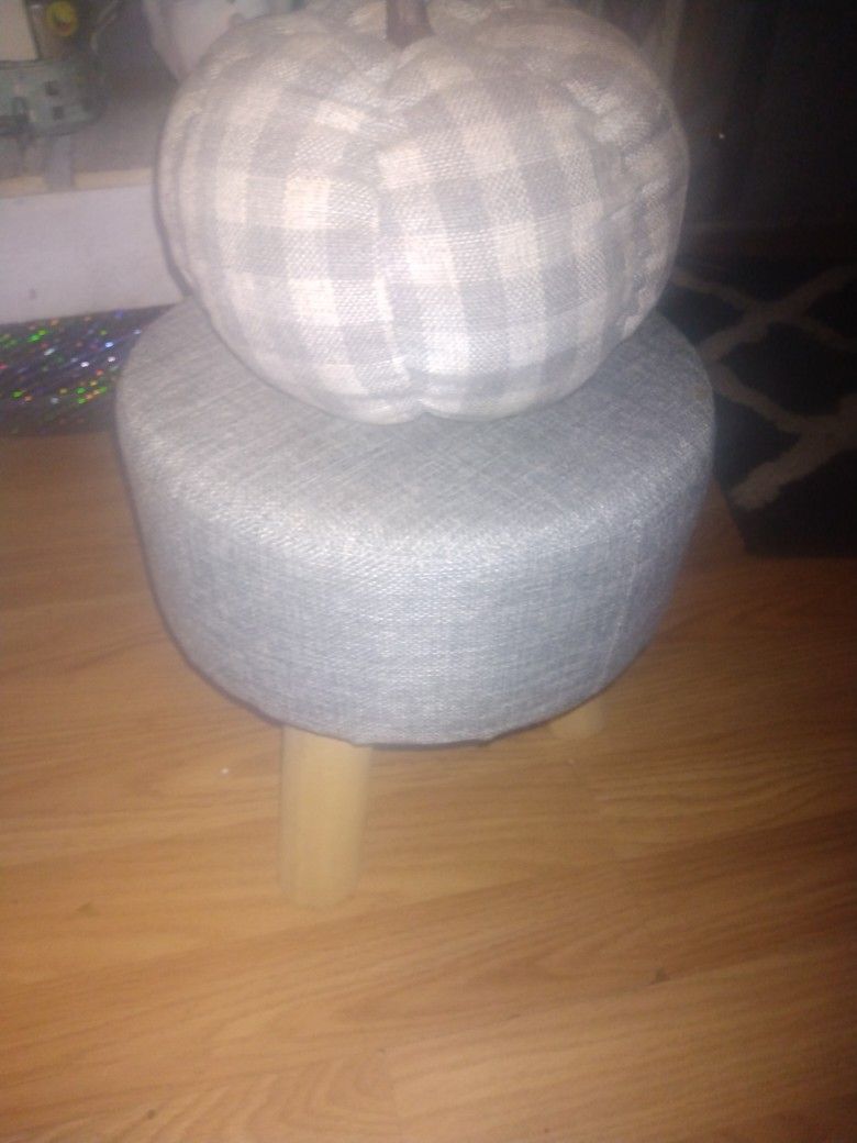 Stool And Pumpkin..