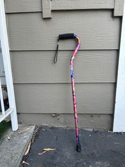 Pink Flower Cane