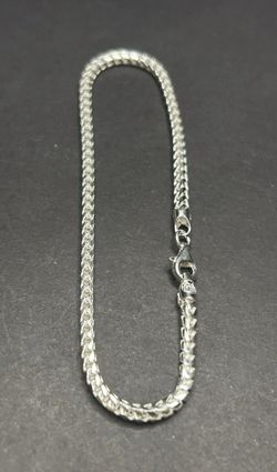 925 Sterling Silver Franco Bracelet 8inch 2.5mm