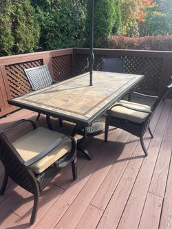 Patio table