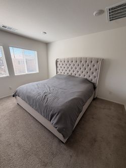 Eastern King Bed frame / Mattress/ Box Spring