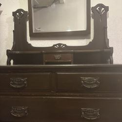 Antique Solid Wood Dresser