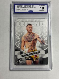 2023 Conor Mcgregor leaf card