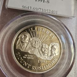 1991  50c  Mt Rushmore 