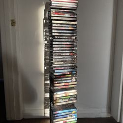 DVD And Blu Ray Collection W Display Stand 