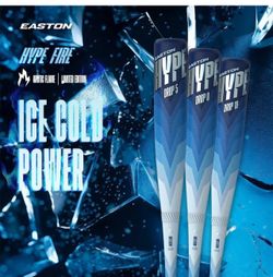 New In Box - 2024 Easton Hype Fire Arctic Flame - 30/22 Drop -8 - Never Been Used - Limited Edition $499
