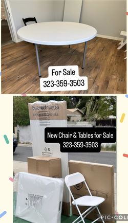 New Chairs, Tables & Canopies For Sale