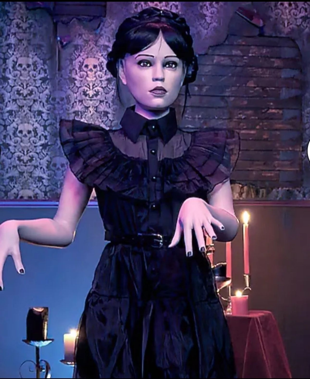 5 FOOT TALL LIFE SIZE Wednesday Addams Raven Dance Halloween