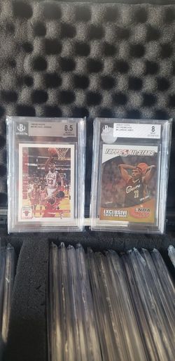 2k7 Lebron James Promo And 1992 Michael Jordan Bgs Graded