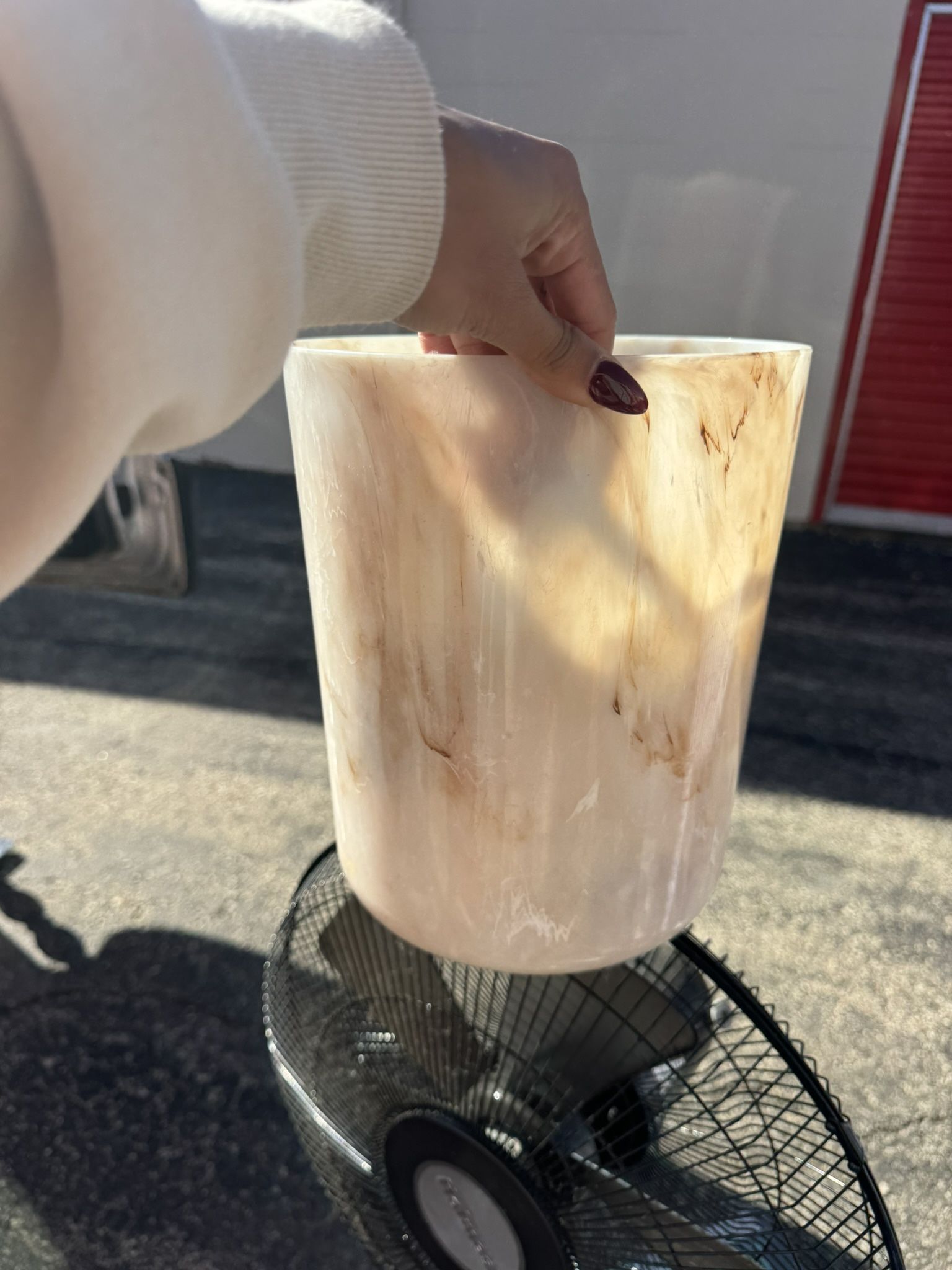 2 Lightly Used Trash Cans